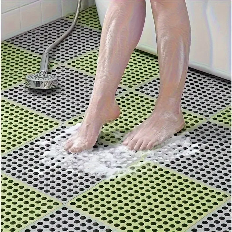 Plastic Hollow Waterproof Shower Mat
