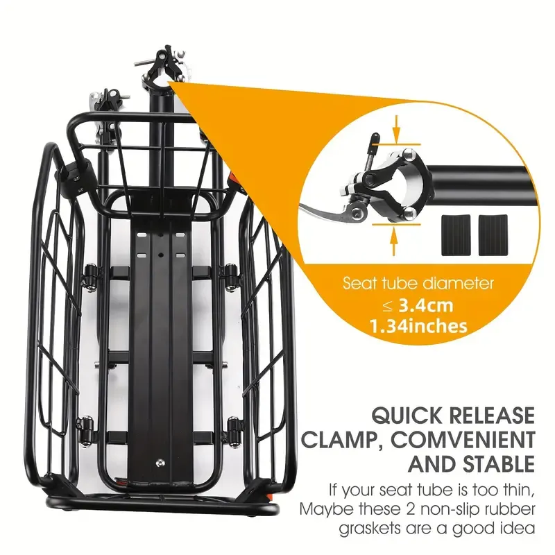 Bicycle Rear Carrier Basket