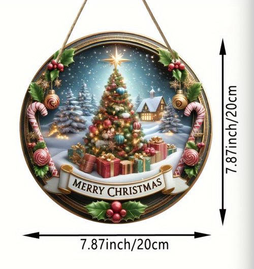 Christmas Blessings Aluminum Wall Art