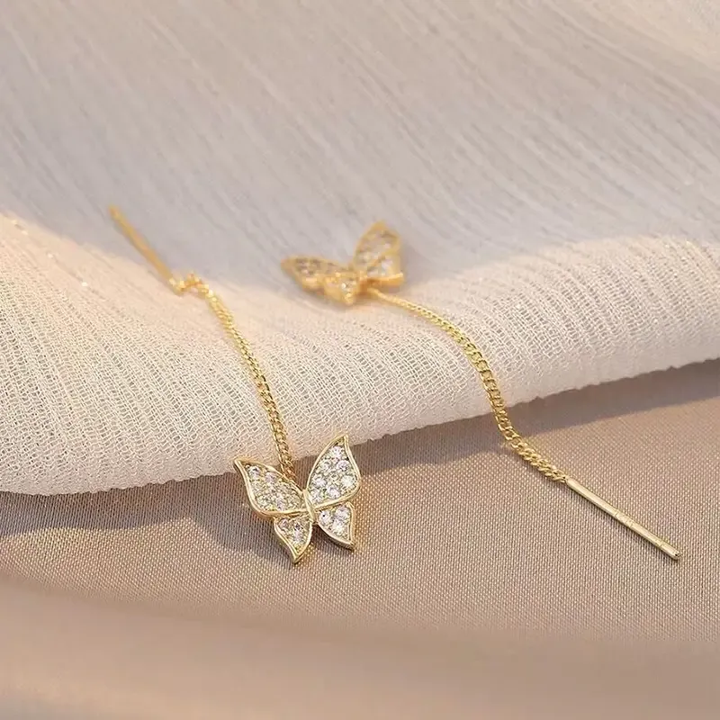 Vibrant Butterfly-Shaped Earrings