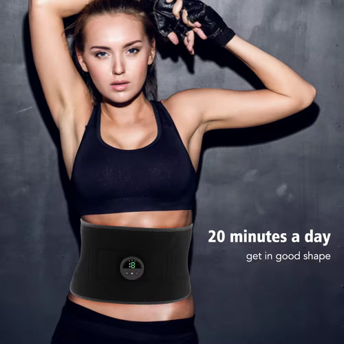 Weight Loss Body Slimming Belly Massager Fitness Training Abdominal Belt EMS Muscle Stimulator