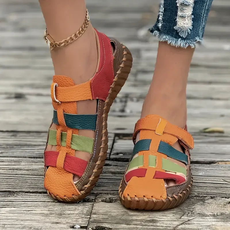 Womens Vibrant Casual Flat Sandals
