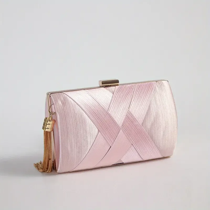 Elegant Braided Clutch Wallet