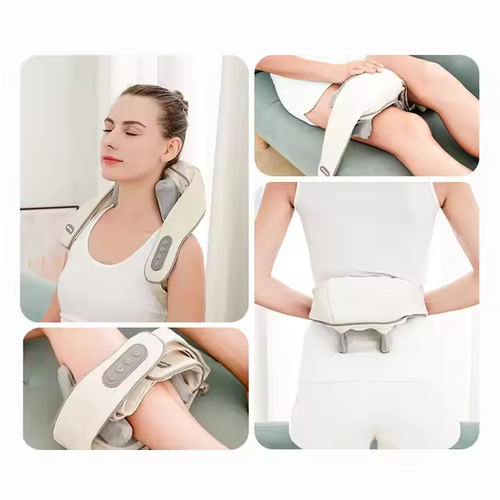 High Quality Multifunctional Intelligent Wireless Massager With Heat Massager For Neck And Shoulder
