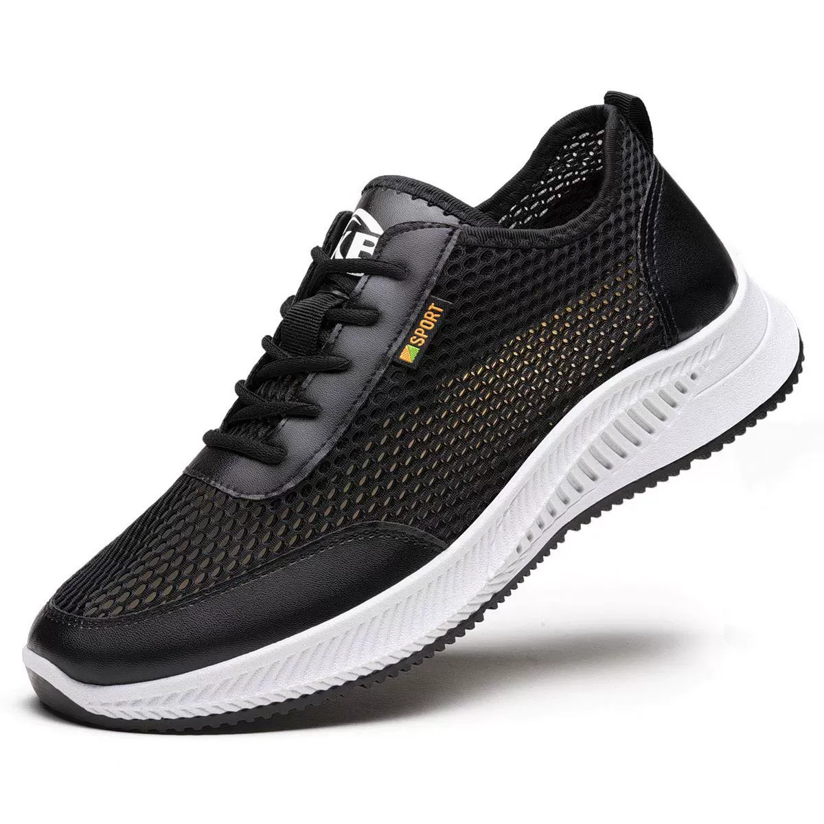 Summer hollow sports shoes mesh breathable men's casual shoes