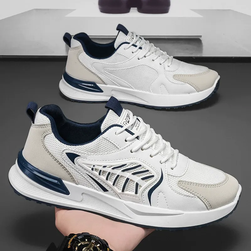 breathable trendy shoes, casual leather shoes