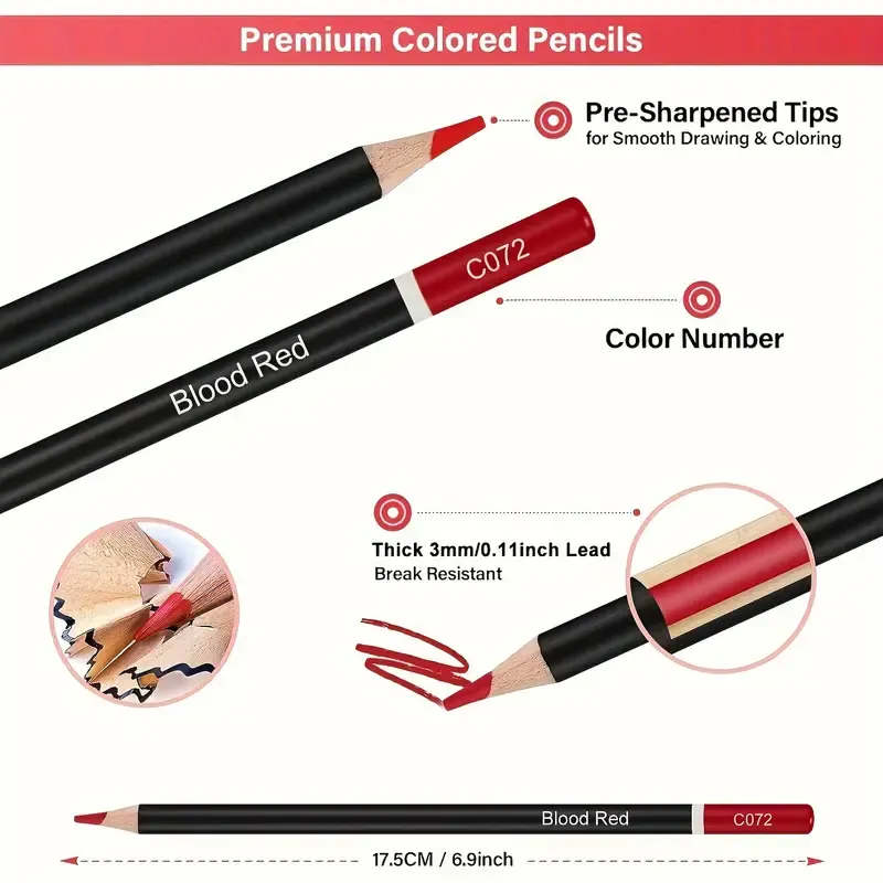 Colored Drawing Pencils Art Kit