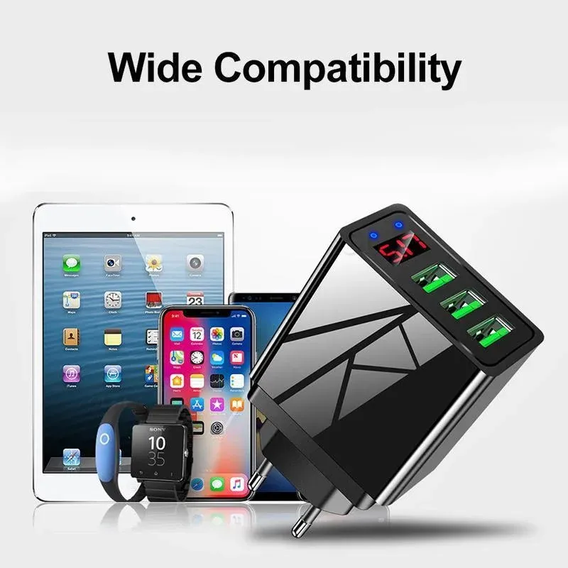 🔥BIG SALE 50%🔥🔥Three USB Port Phone Charger