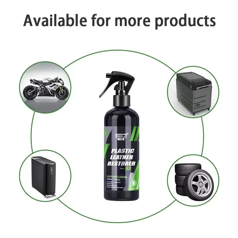 Interior Detailer  Plastic Leather Restorer Quick Coat For Car Interior Refurbish Leather Renovator Conditioner