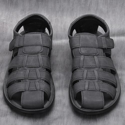 2025 Summer Beach shoes Premium men's leather sandals