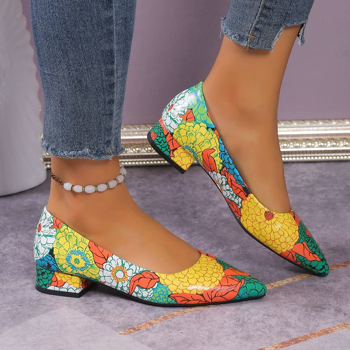 European and American large size colorful sexy