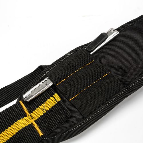 H-type multi-functional tool strap with hanging tool bag to reduce load