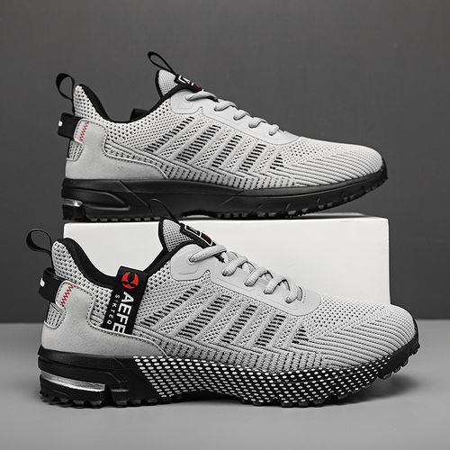 CLOHOO Men's Trendy Knitted Breathable Lightweight Comfy Sneakers