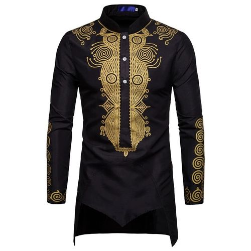 Men's Traditional African Dashiki Shirt Set