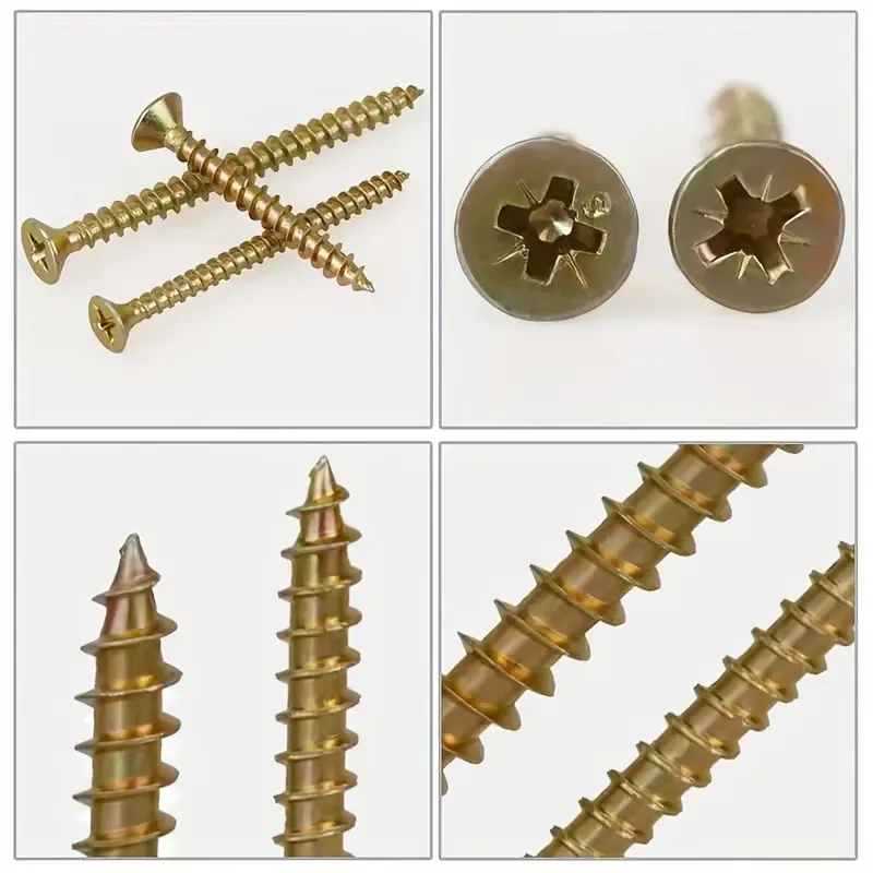 M4 Flat Head Wood Screw Assortment Kit