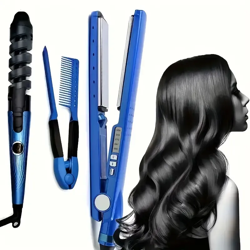 Blue Hairdressing Tools Set