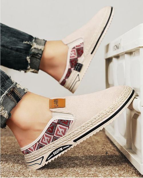 New style men's casual sports breathable flat shoes