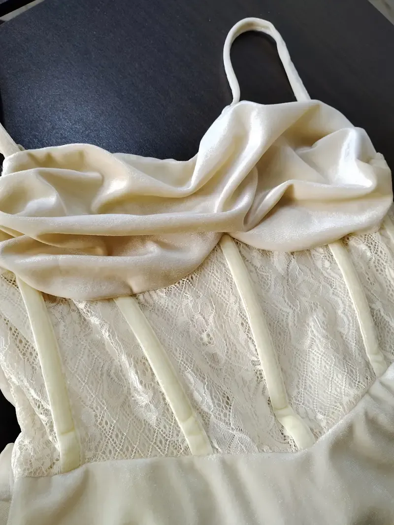 Inspired Spaghetti Suspender Dress