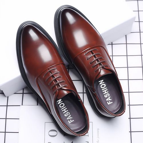 Pointed toe business men's shoes