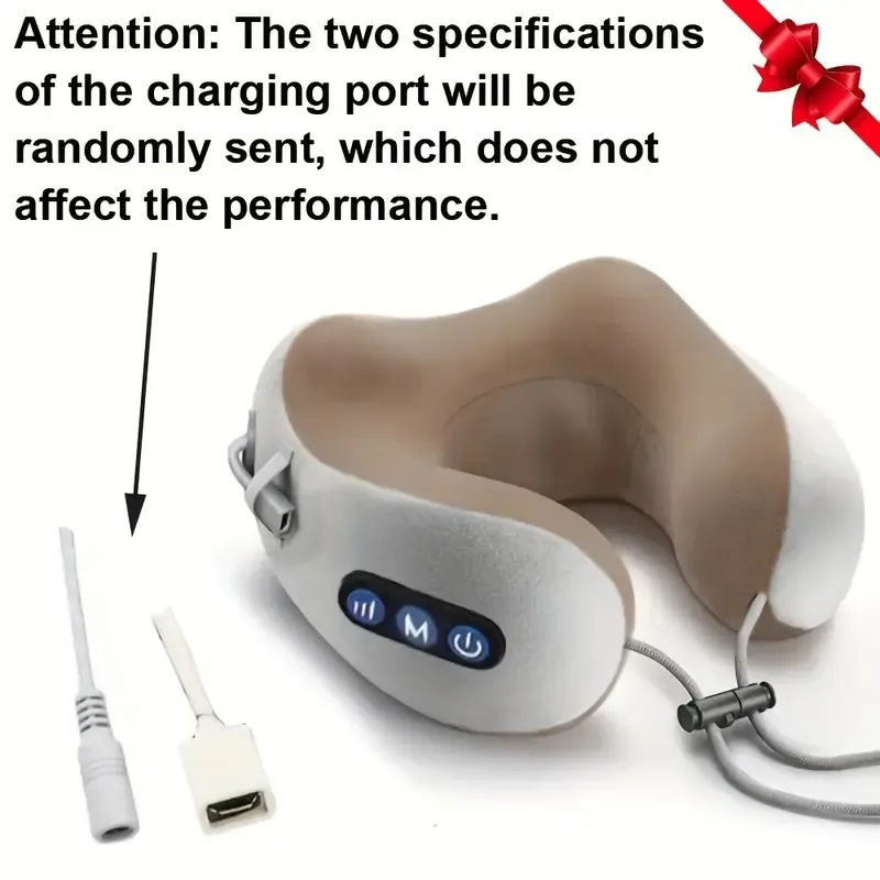 U-Shaped Cervical Neck Massager Pillow