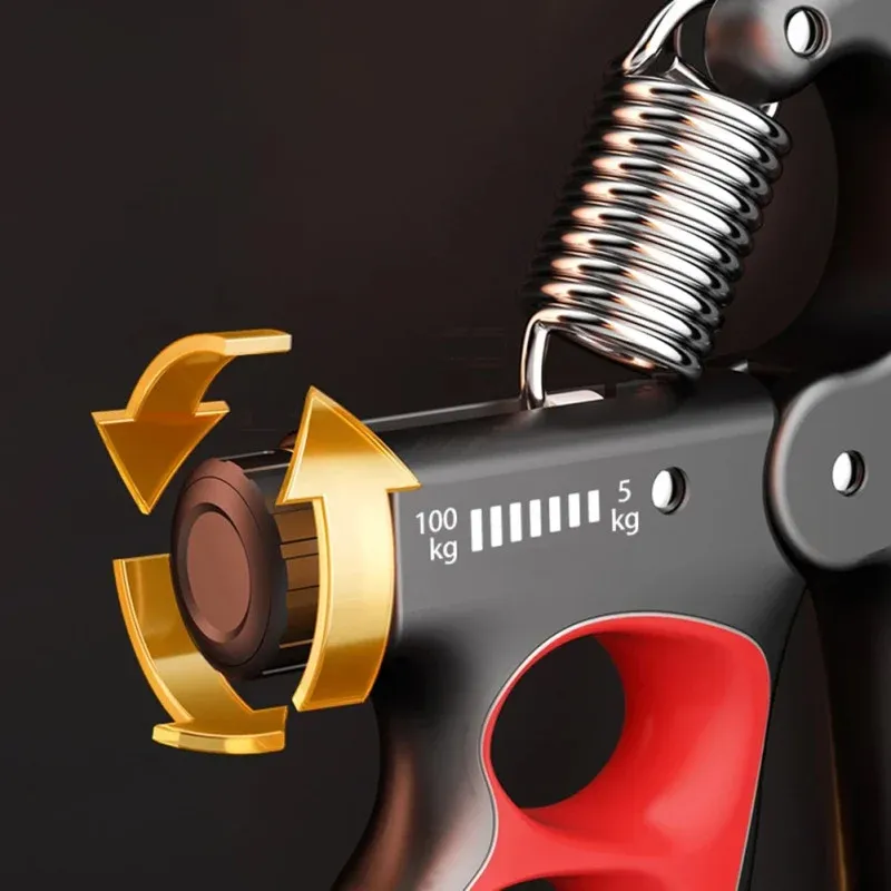5-100 KG Grip Strength Trainer Wrist Expander Adjustable Resistance Fitness Gym Training Hand Gripper Hand Gripper for Men Women