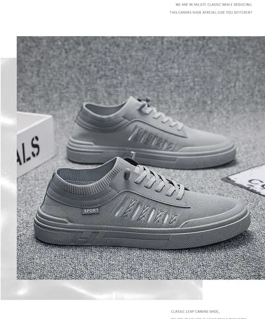 Men's Summer Breathable Sock Shoes, Non Slip Low Top Skate Shoes With Elastic Shoelace, Outdoor Walking Camping Traveling