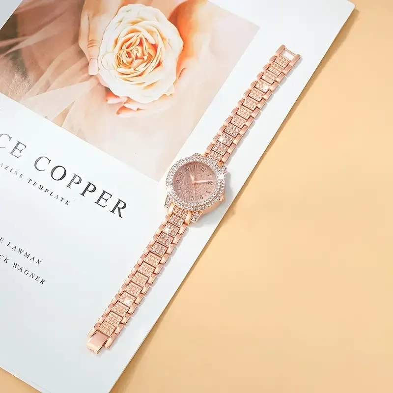 Chic Women's Quartz Watch Set