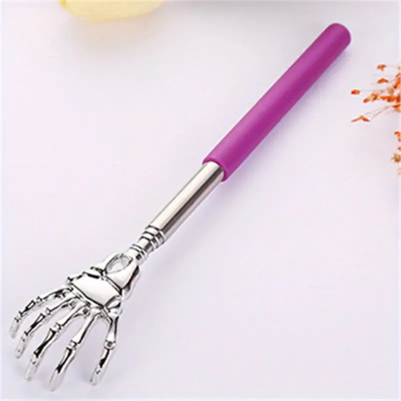 1pc Portable Retractable Stainless Steel Back Scratcher, Scratching Massager, Scratch Back, Scratch Itch Maker