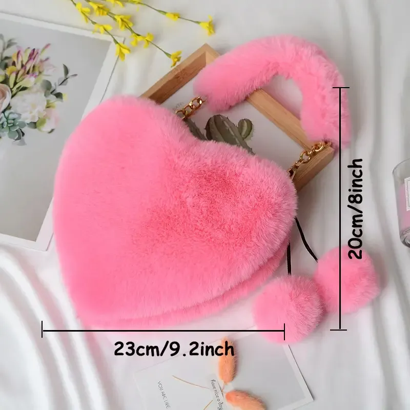 Plush Bag Women Small