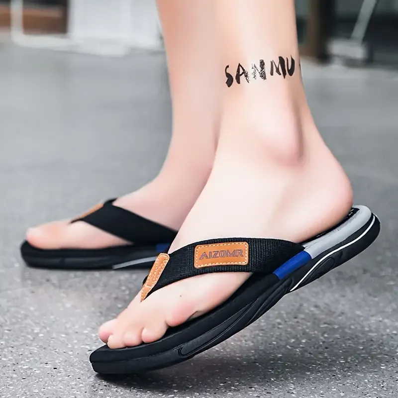 Men's slippers summer flip-flops men's non-slip flip-flops deodorant beach sandals men's style