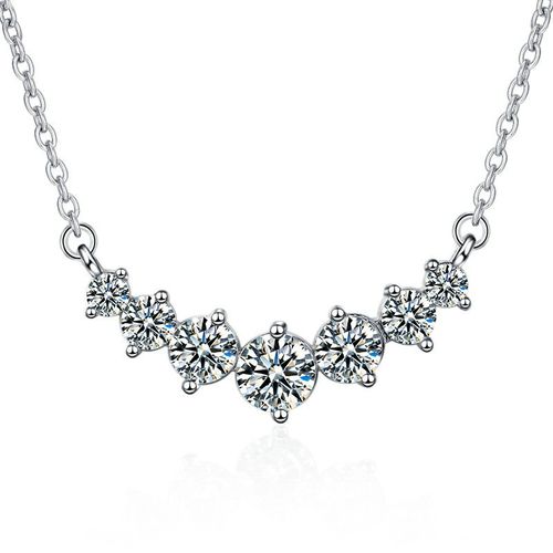 925 Sterling Silver Moissanite Necklace