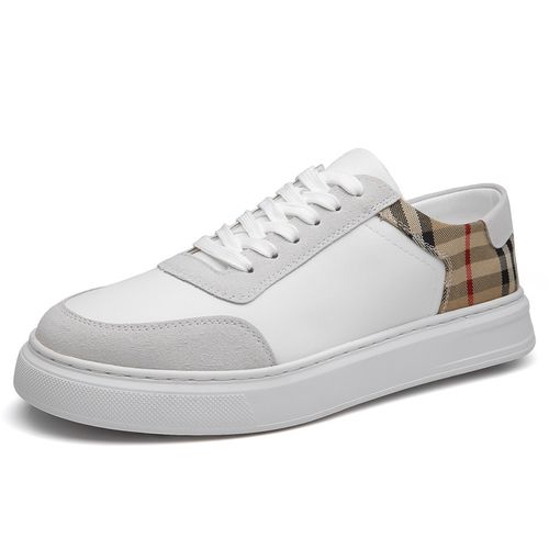 Fashionable Men'S Skates - Comfortable, Non-Slip, Breathable, Lace-Up Sneakers for Outdoor Activities with Color-Block Design And Solid Colors