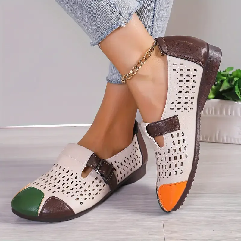 Women's Colorblock Flat Shoes