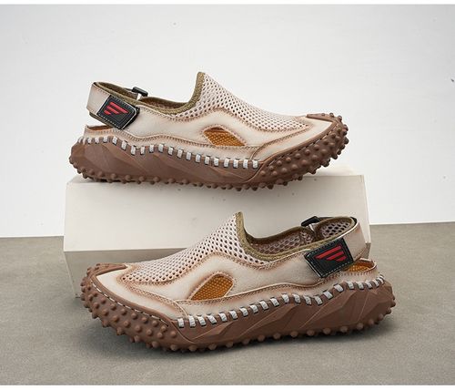 Summer New Arrival: Breathable, Versatile Casual Men's Shoes - Popular Oversized Styles with Tucked-in Toe Design