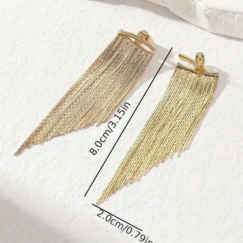 Metal Chain Tassel Dangle