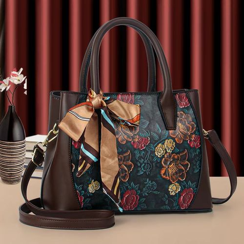 Timeless Vintage Flower Tote Bag
