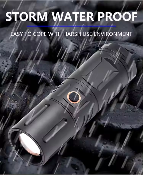 🔥Last Day 50% OFF 🔥LED Rechargeable Tactical Laser Flashlight