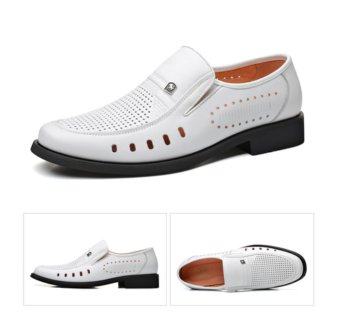 Summer breathable leather sandals thin business formal casu