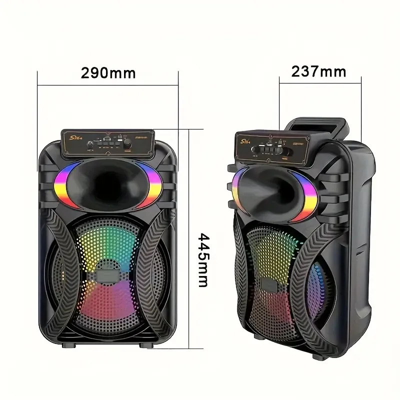 🔥🔥Hot Sale🔥🔥70% off 🔥 Massive 10 BT Speaker for Outdoor  Indoor Party,Dynamic Colorful LED Lights. Perfect for Camping, Parties & More