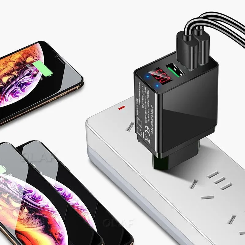 🔥BIG SALE 50%🔥🔥Three USB Port Phone Charger
