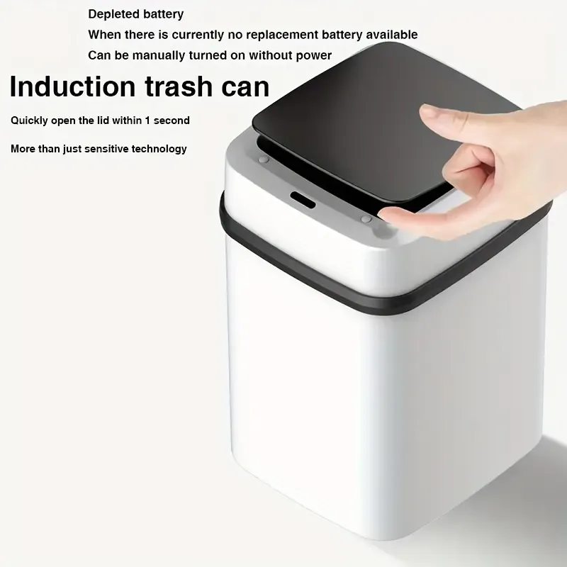 Smart Automatic Sensor Trash Can With Lid