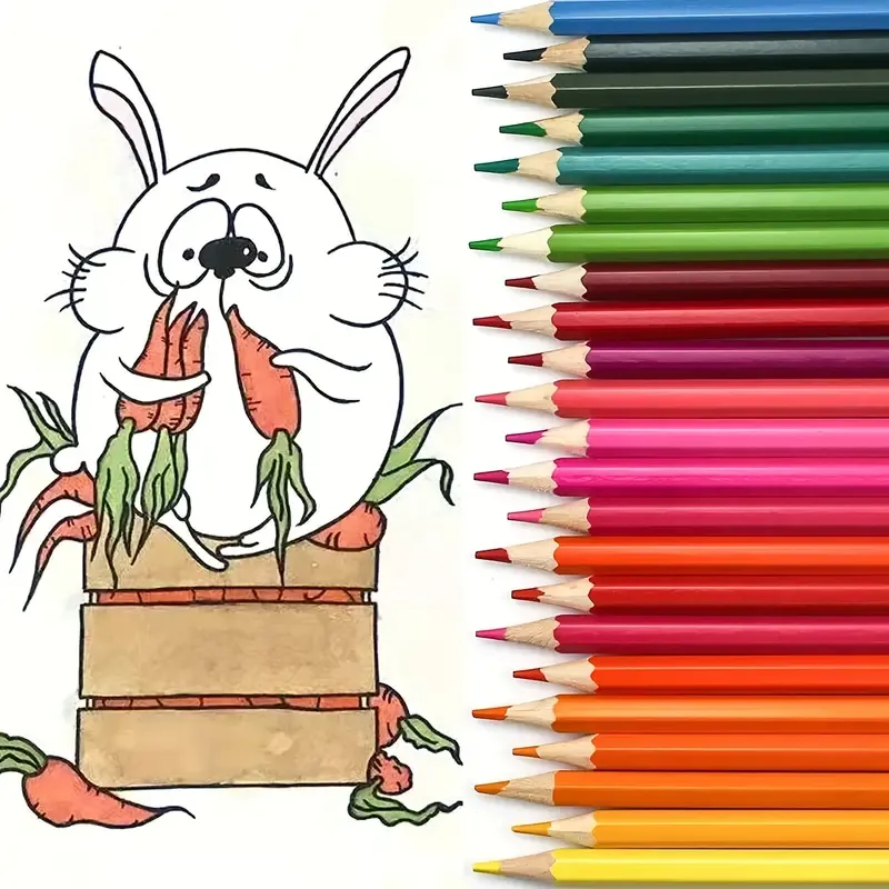72 Colored Pencils Set