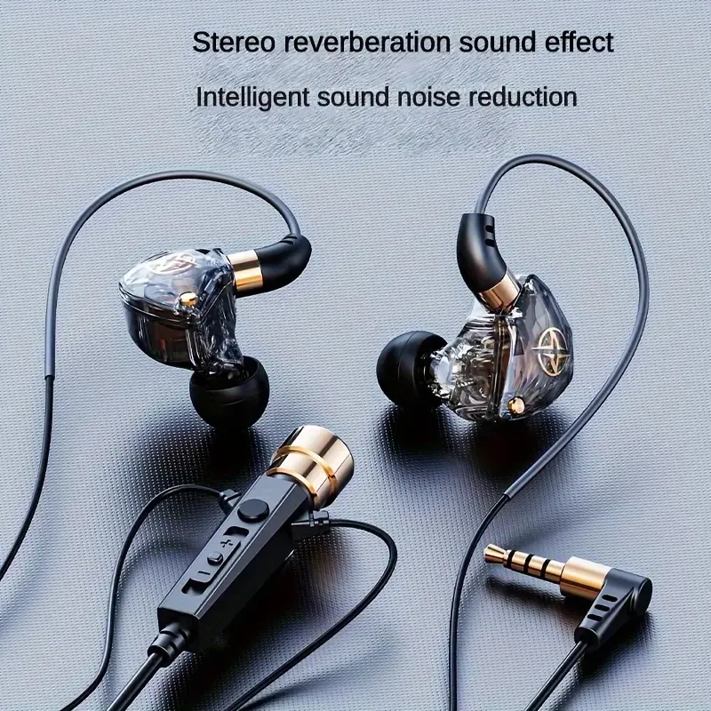 A Wired Microphone Headset With A 3.5mm Jack For Singing, Live Recording, Monitoring, And Computer Use, Suitable For Live Streaming Hosts.