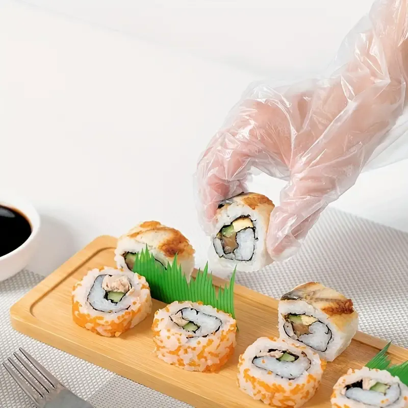 Premium Quality Plastic Disposable Gloves for Cooking