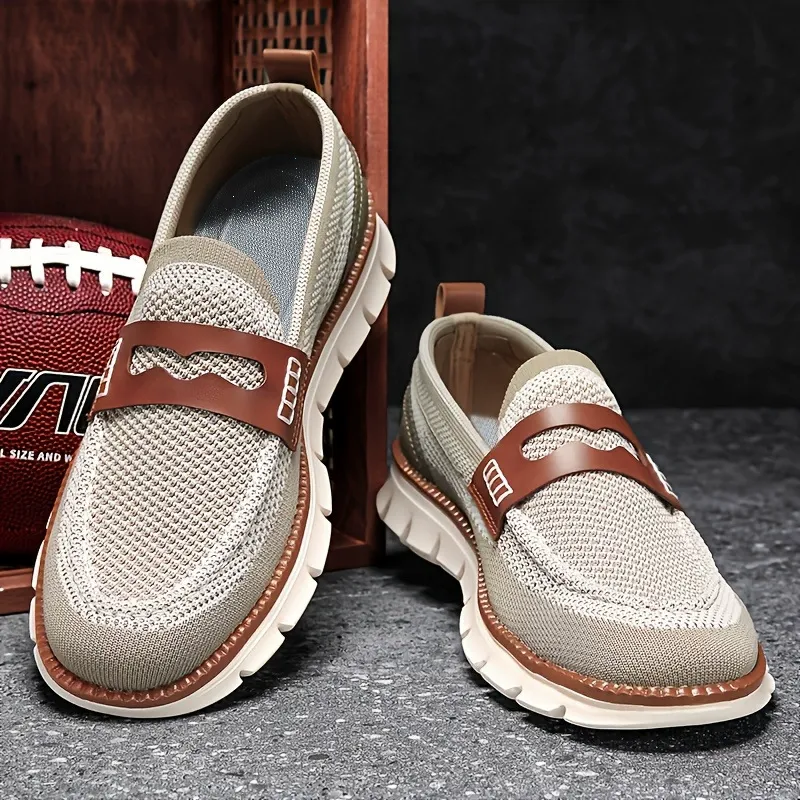 Slip-on breathable mesh shoes