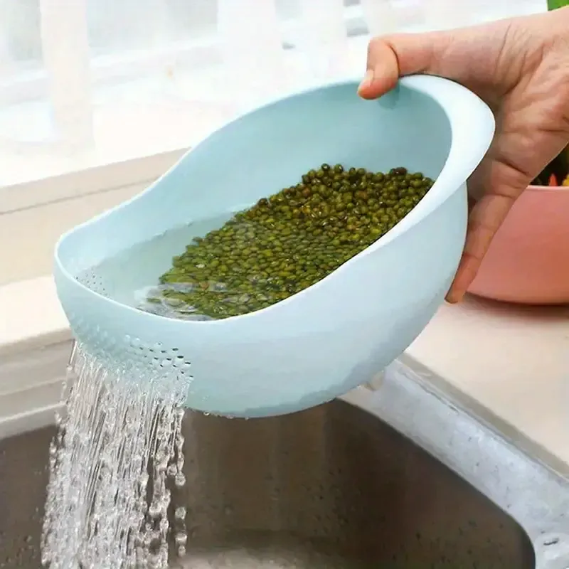 Premium Plastic Rice Washing Bowl