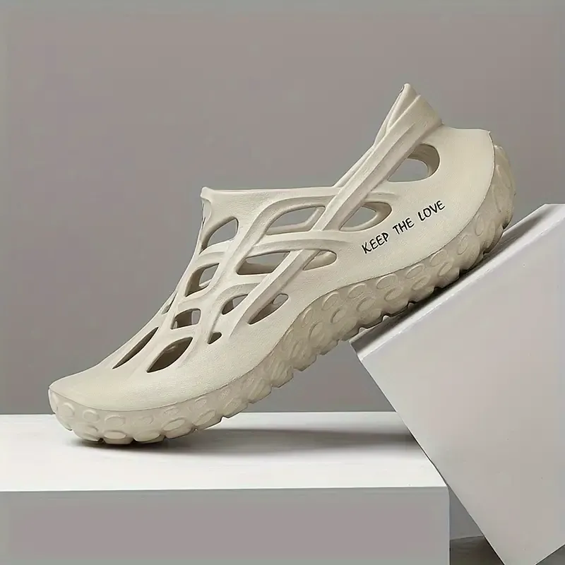 Mens Breathable Mid-Top Slip-On Clogs
