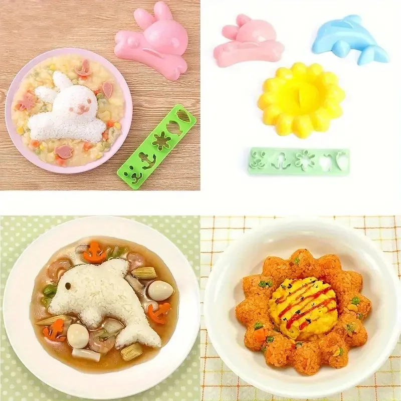 Shaped Rice Ball Mold Set