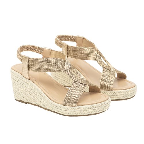 High Heels Women's Wedge Espadrille Sandals, Open Toe Buckle Strap, Fashion Summer Party Vacation for Holiday