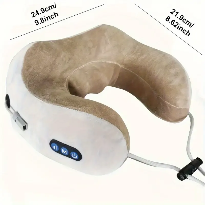 U-Shaped Cervical Neck Massager Pillow